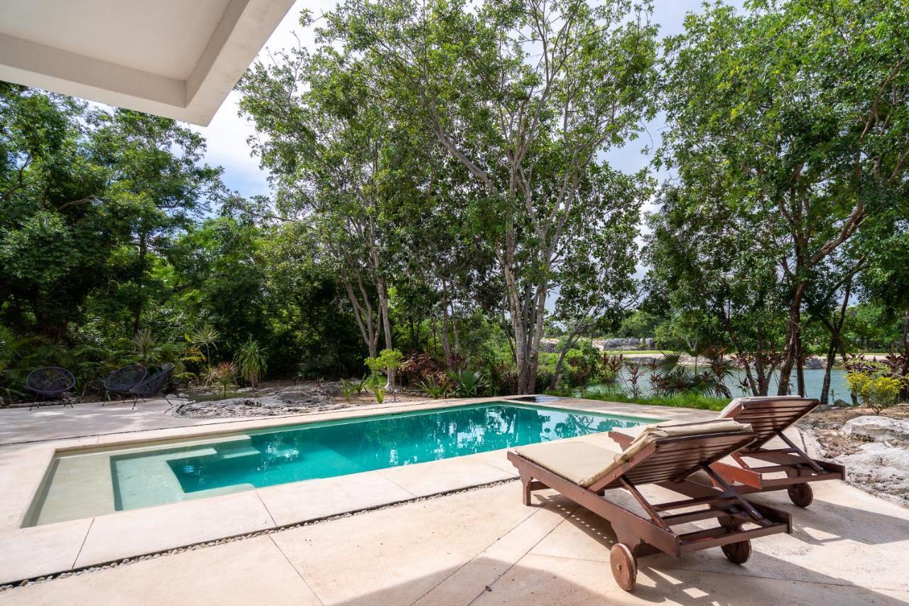 Tulum Country Club Private Villa With Pool 18 People Exterior foto